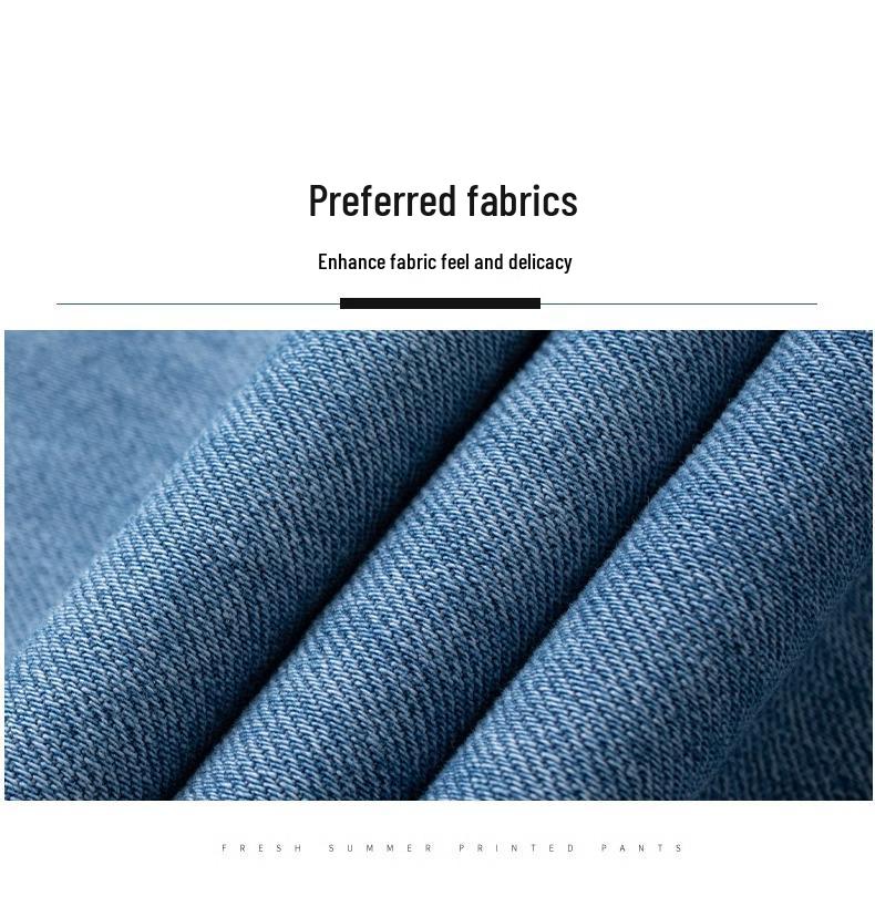 High-Waisted A-Line Denim Shorts for Women - Summer Thin, Loose Fit, Mid-Length, Four-Point Wide-Leg Design