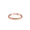 1895 Series Minimalist Creative Design Inner Letter Design 18K Rose Gold Ring Unisex Ring NVL631