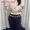 Bohemian Metal Waist Chain For Women With Pearl Heart And Geometric Pattern Summer 2025 Fashion