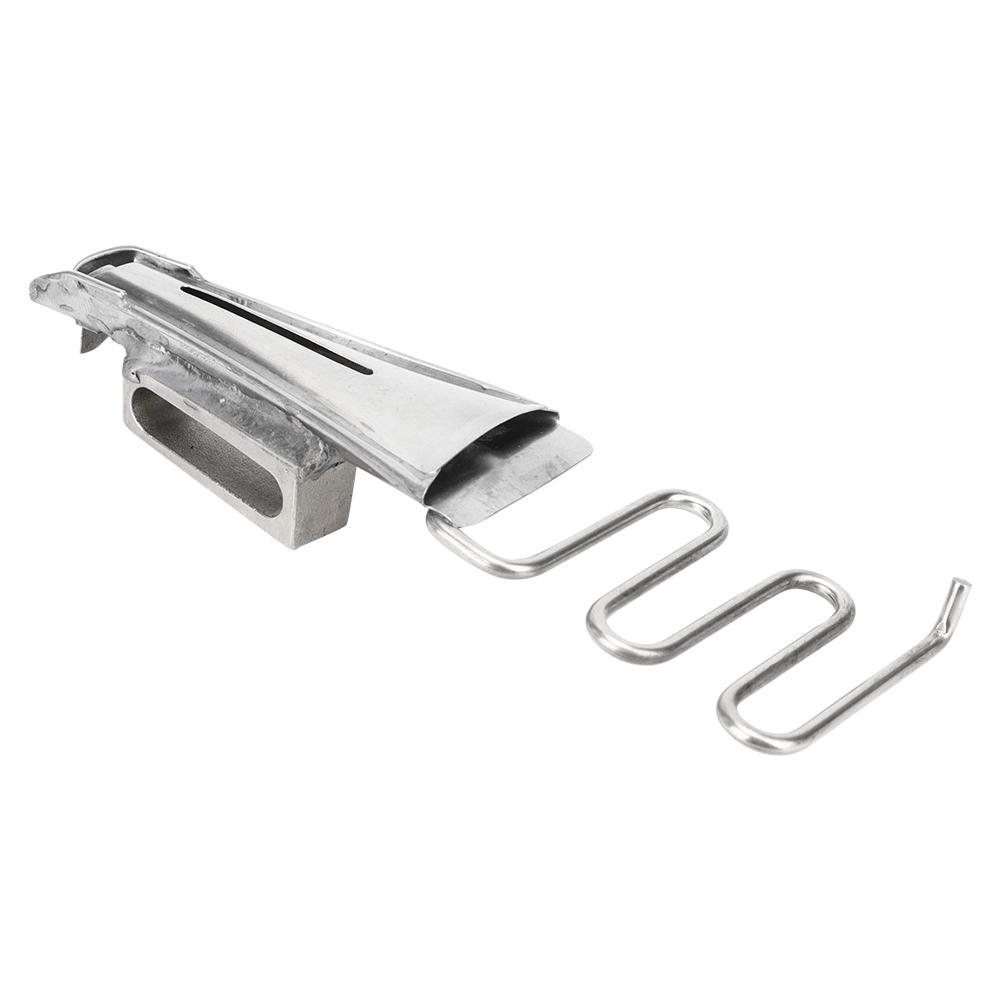 Gebogener Kantenbinder Saumformer Hochwertiges Metall Hochkopf Nähmaschinenzubehör(Einlass 18MM )