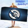 RC Strasbourg Print Beach Towel, Large Soft Quick Dry Towel for Beach Camping Swimming