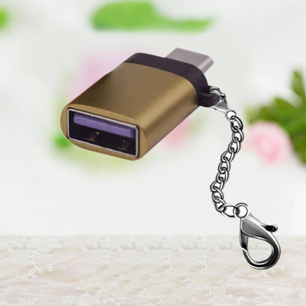 USB C Adapter Multipurpose Portable Type C to USBA Connector For Laptops Chargers Device Portable