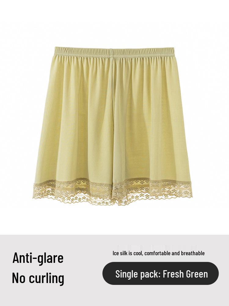 2026 Women s Ice Silk Anti-Exposure Safety Pants: Summer Lace, Loose Fit L (110-130)