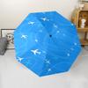 Airplane Theme Automatic Umbrella, Lightweight & Portable, 8 Rib, Perfect for Outdoor Travel, Birthdays, Christmas, Gifts.