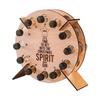 Christmas Advent Calendar Wine Holder For 2025 Countdown Calendar Wine Rack Xmas Wooden Wine Bottle Stand Decoration For Home