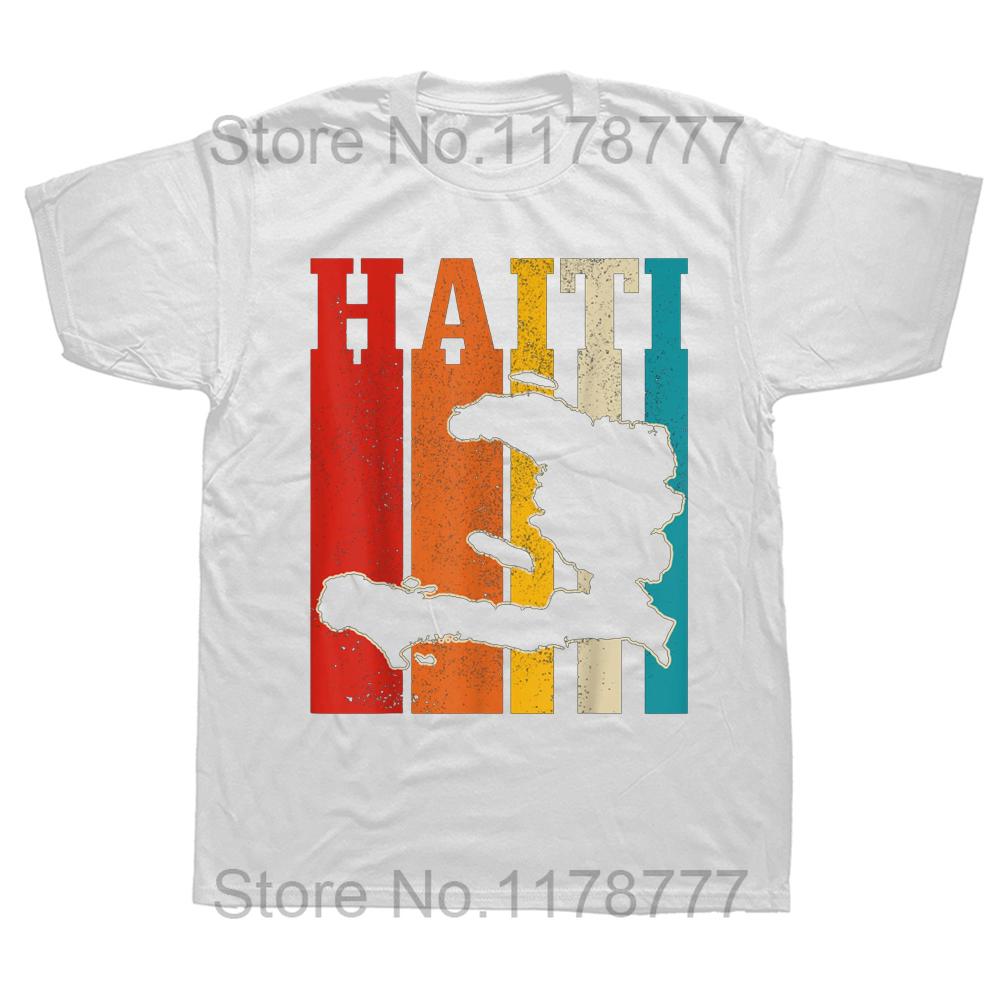 Cool Mens Haitian Haiti Girl Woman Flag T Shirt Short Sleeve Roundneck Cotton Tshirt Summer Tees Apparel Casua Fashion Tshirt