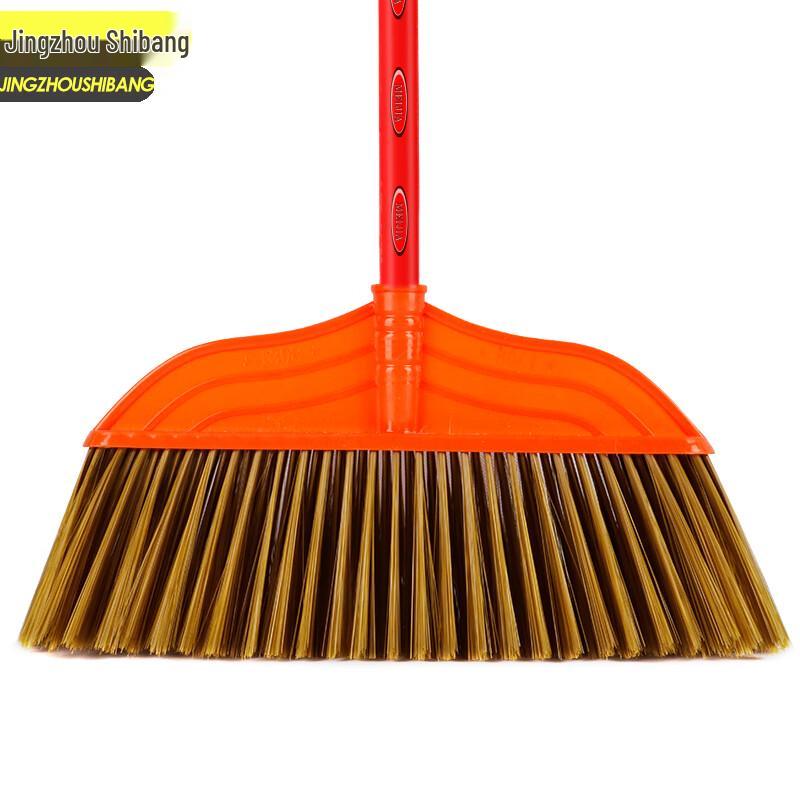 Jingzhou Shibang Outdoor Water Broom with Soft Brown Bristles (5-Pack)