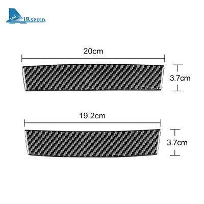 Real Soft Carbon Fiber for Mercedes Benz C Class W203 2005 2006 2007 Car Interior Center Console Panel Trim Sticker Accessories