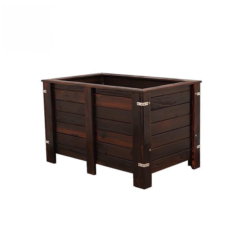 Hualong Shield Carbonized Wood Outdoor Planter Box