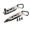 1PC Multifunctional Mini Screwdriver Outdoor EDC Keychain Shape Screwdrivers Portable Steel Repair Tool WBL