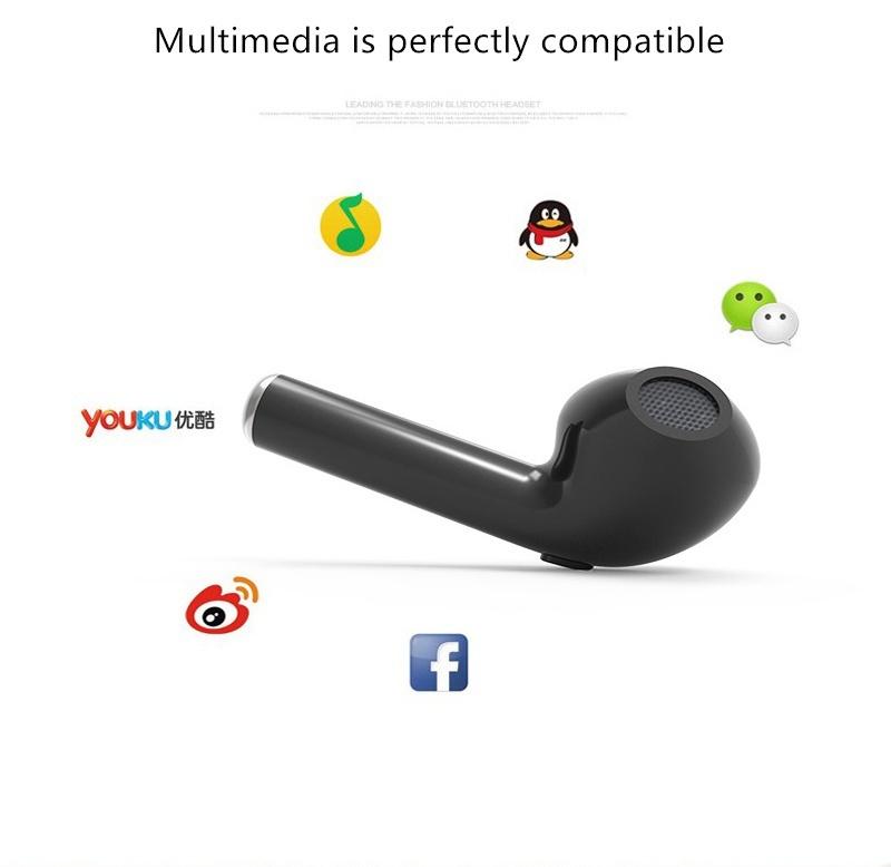 Mini Bluetooth 4.1 Wireless Headset Earbud Headphone Earphone For iPhone 7 6 6s