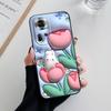 For Oppo Reno 11 5G Case CPH2599 Fashion Soft Silicone Back Cases for Oppo Reno11 Pro Reno 11F Reno11 F Phone Cover etui Fundas