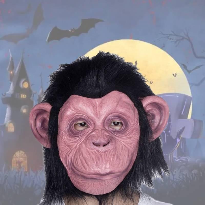 Realistic Latex Monkey King Mask For Halloween And Costume Parties Scary Gorilla Design