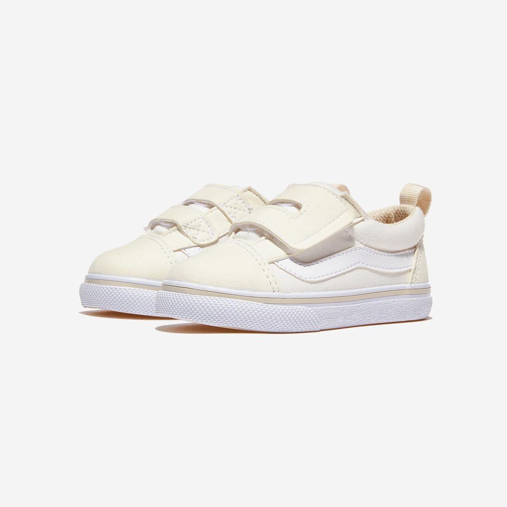 Vans 12-16.5 Old School – White, V36TDL BLT, 1010110504, Popular Korean Shoes