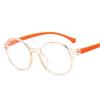Round Anti Radiation Silicone Glasses for Kids 3-12Years Old Computer Anti-blue Light Eyeglasses