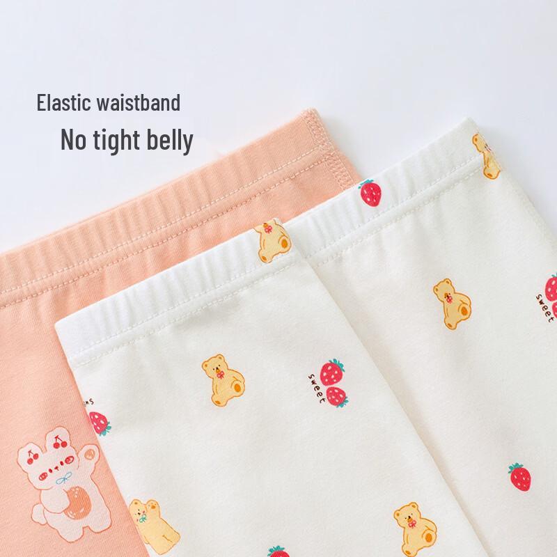 Purple Blossom Girls' 95% Cotton Antibacterial Briefs (4-Pack)
