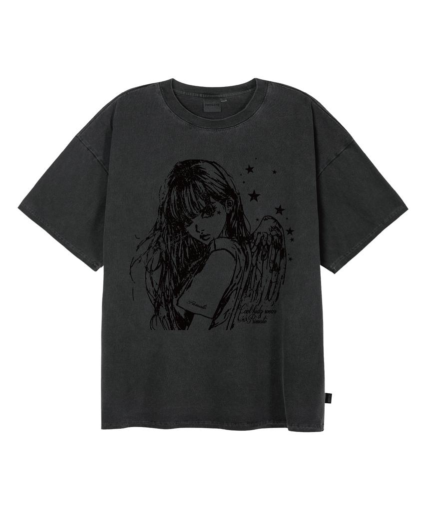 PRIMATE 404 Heaven Oversized Pigment Short Sleeve T-Shirt 4 Colors