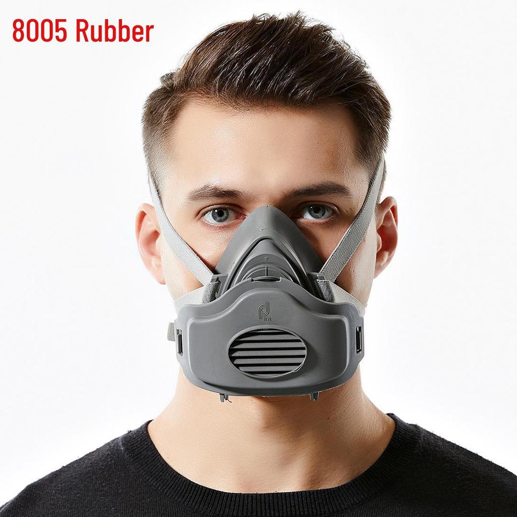KuangJie 8005 Half Face Dust Mask for Painting, Industrial Dust & Grinding Protection
