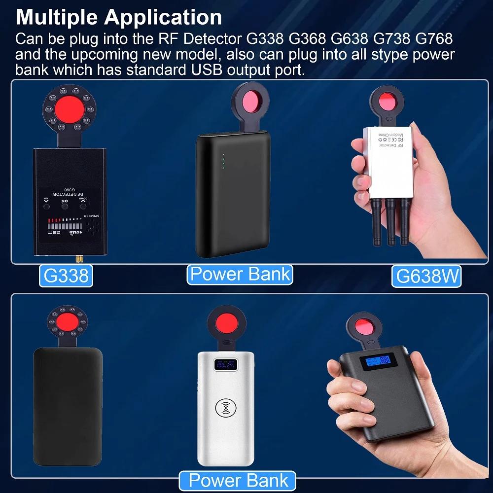 Drahtloser HF-Signaldetektor Bug GSM Audio GPS Tracker Mini Kamera Finder Kamera IR-Scan AI Standby Automatische Erkennung G638W
