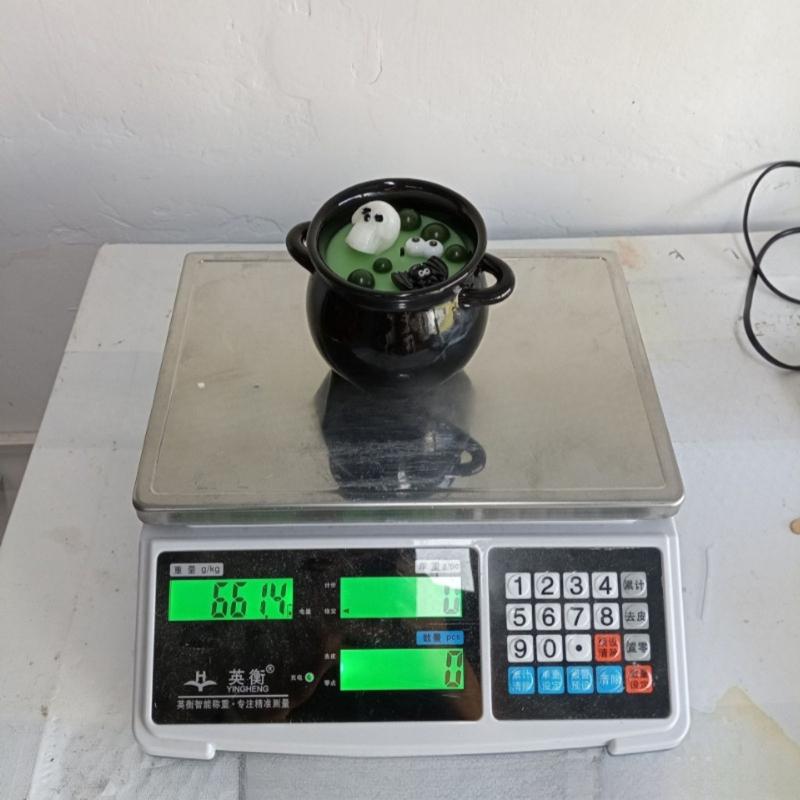 Environmental Friendly Soyabean Candlewax Necromancer Container Candle Earthenware Halloween Party Highlight Safe For Kids Animals