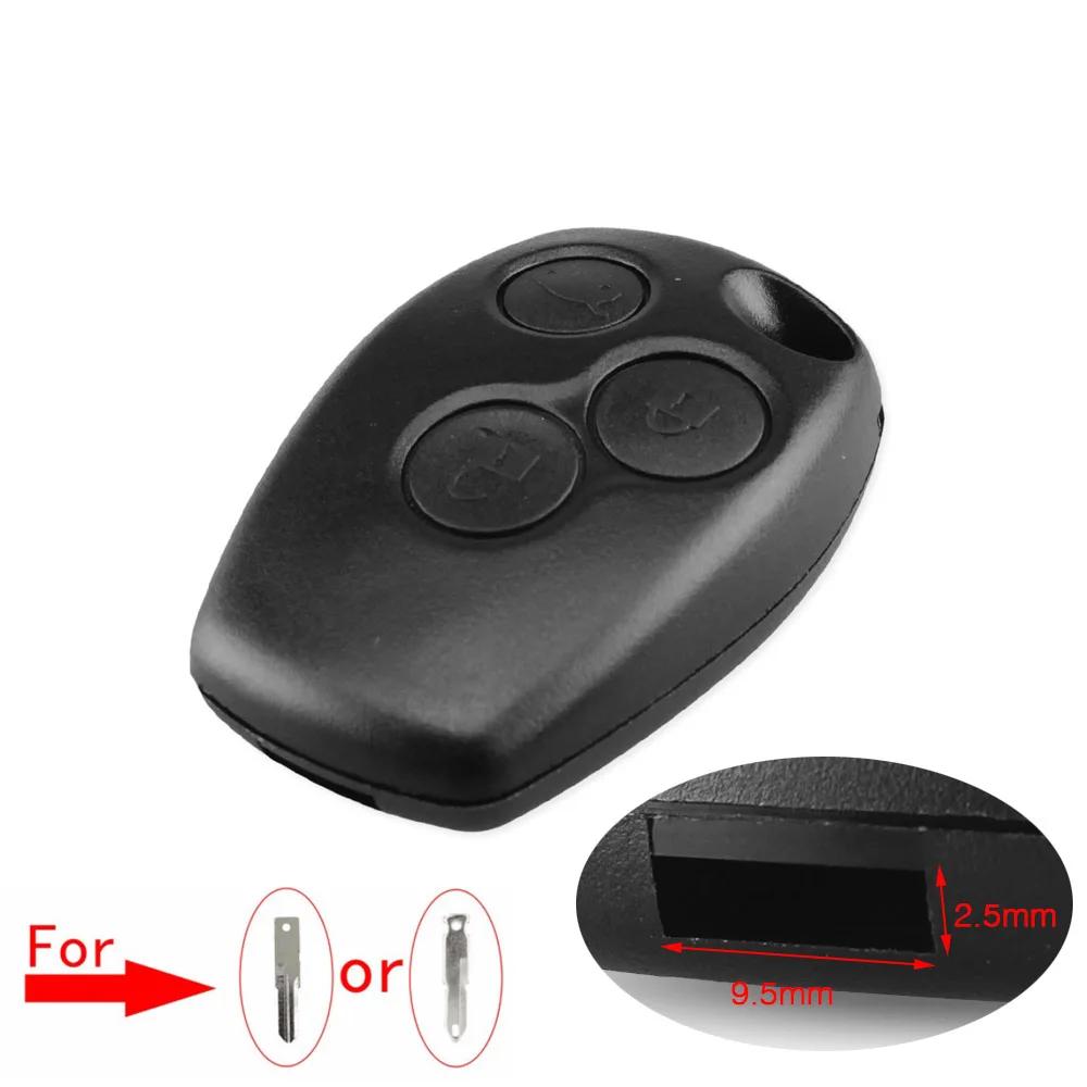 2 3 Buttons Car Remote Key Shell Case Without Blade For Renault Dacia Modus Clio 3 Twingo Kangoo 2 Duster Logan Fluence