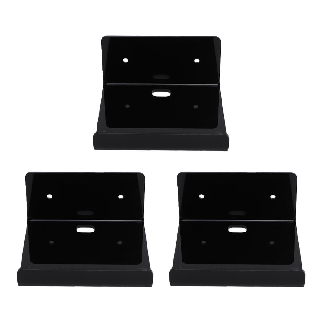 3 Pezzi Piccole Mensole Galleggianti Acriliche da Parete Mini Mensole Galleggianti Portaoggetti con Adesivo per Piante Foto Figure