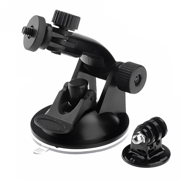Glass Suction Cup Action Camera Sport Cam Tripod Mount for Car Record Holder Stand Bracket for Gopro Hero8 7 6 5 Yi2 Accessories