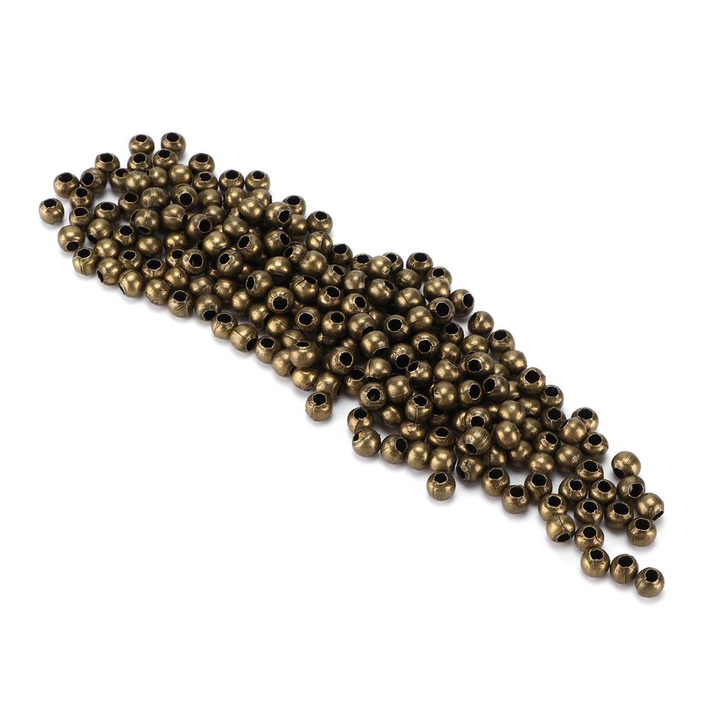 200 Stück Schmuckperlen Einfaches Material Armband Halskette Zubehör Trennperlen für DIY Schmuck Bronze