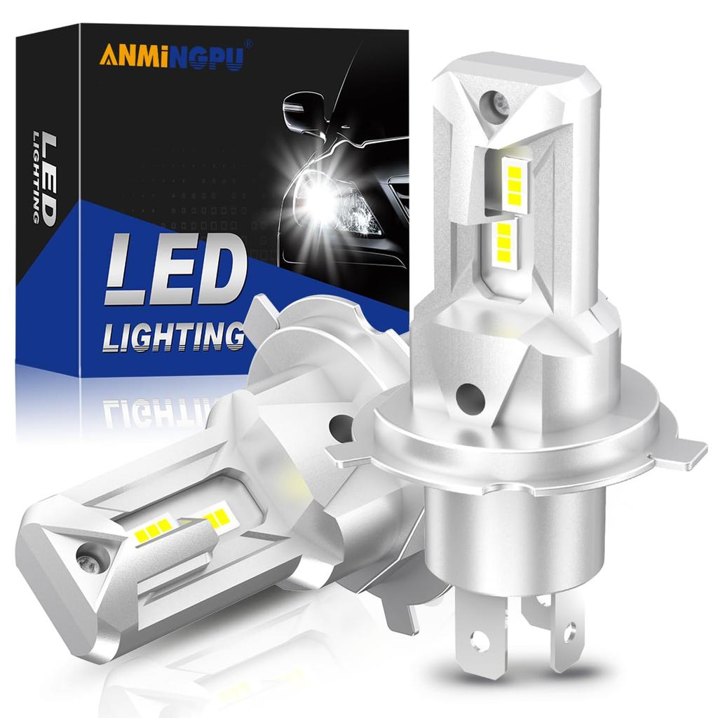H4 Hi/Lo LED Headlight Bulb, Explosive Light, Vehicle Inspection Compatible,