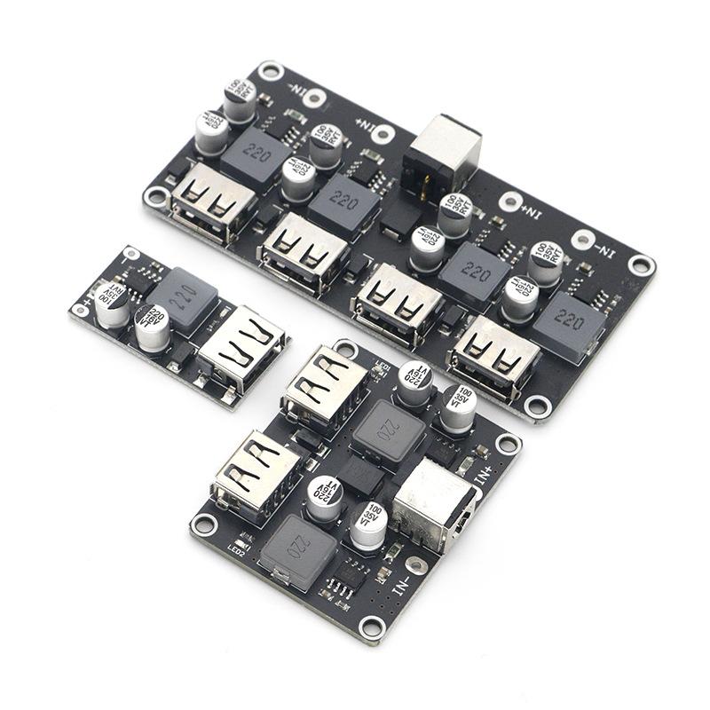 10/20/50/100Pcs DC-DC Step-Down ModuleQC2.0 QC3.0 Fast Charging USB Charging Board Compatible with iPhone, Huawei FCP