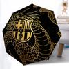 1pc FC Barcelona Automatic Open/close Folding Portable Umbrella with 8-Rib Structure for Women/Men, All-Season Use  A0901114