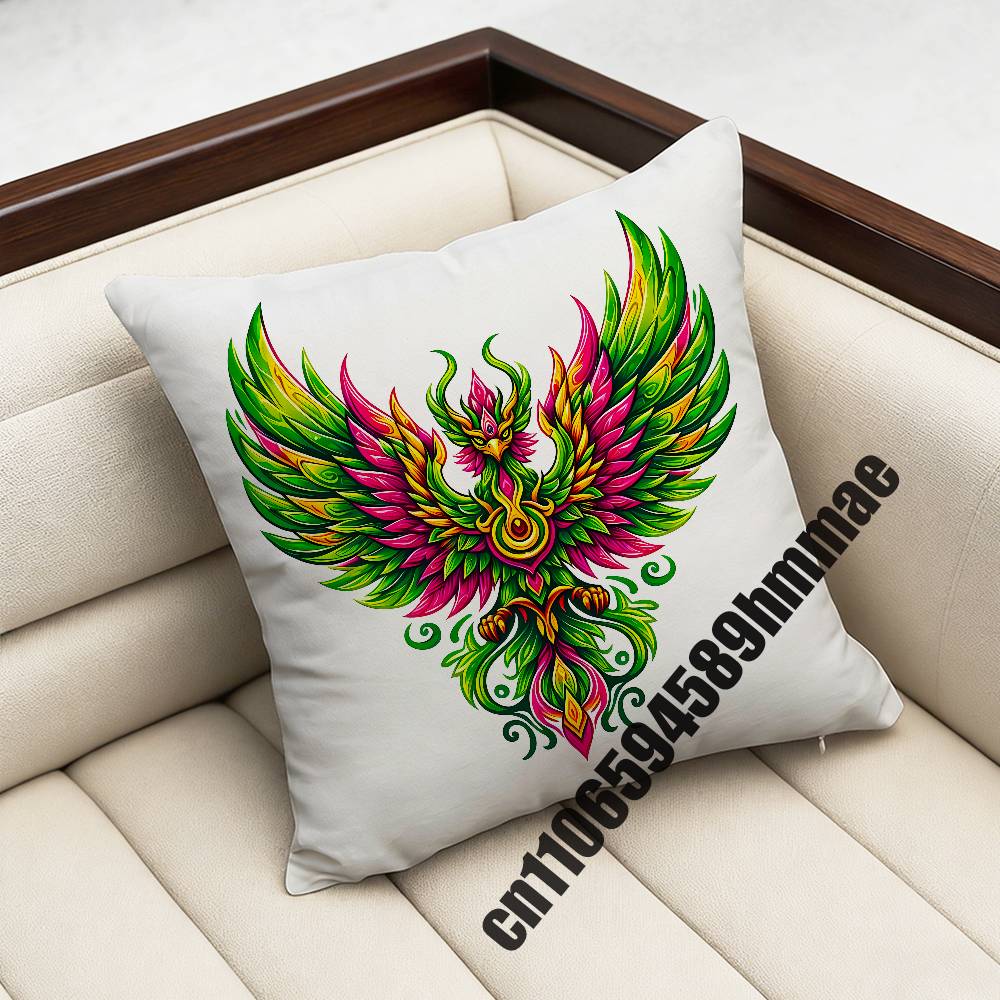 For Phoenix Throw Pillow Case Sham 45X45Cm 35X35Cm Square Bedroom Pillowcase Cushion Cover