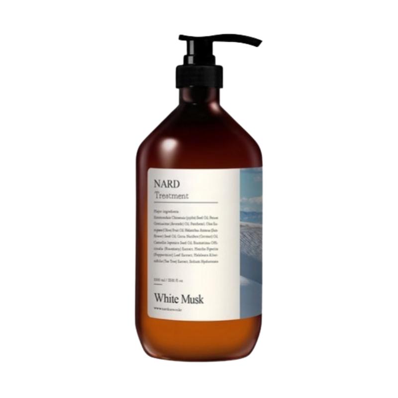 

NARD Восстанавливающий парфюмированный уход Белый мускус 1 л | 11 гидролизованных протеинов и 8 гиалуроновых кислот | Восстановление поврежденных волос и уход для блеска 1L