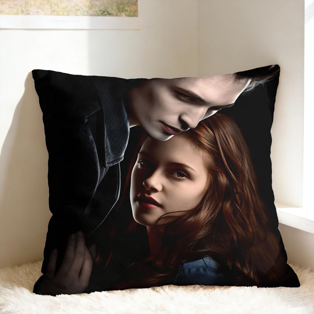 Edward Cullen Pillow Cover  Retro Trendy Pillow Case For Couch Sofa Bedroom Comfy Cushion Cover Birthday Present