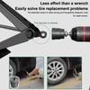 Universeller Scherenwagenheber-Adapter Wohnmobil-Stabilisierungsheber Bohradapter Auto-Demontagewerkzeug Stahlkugelgelenkstange Schlagschrauberwerkzeug