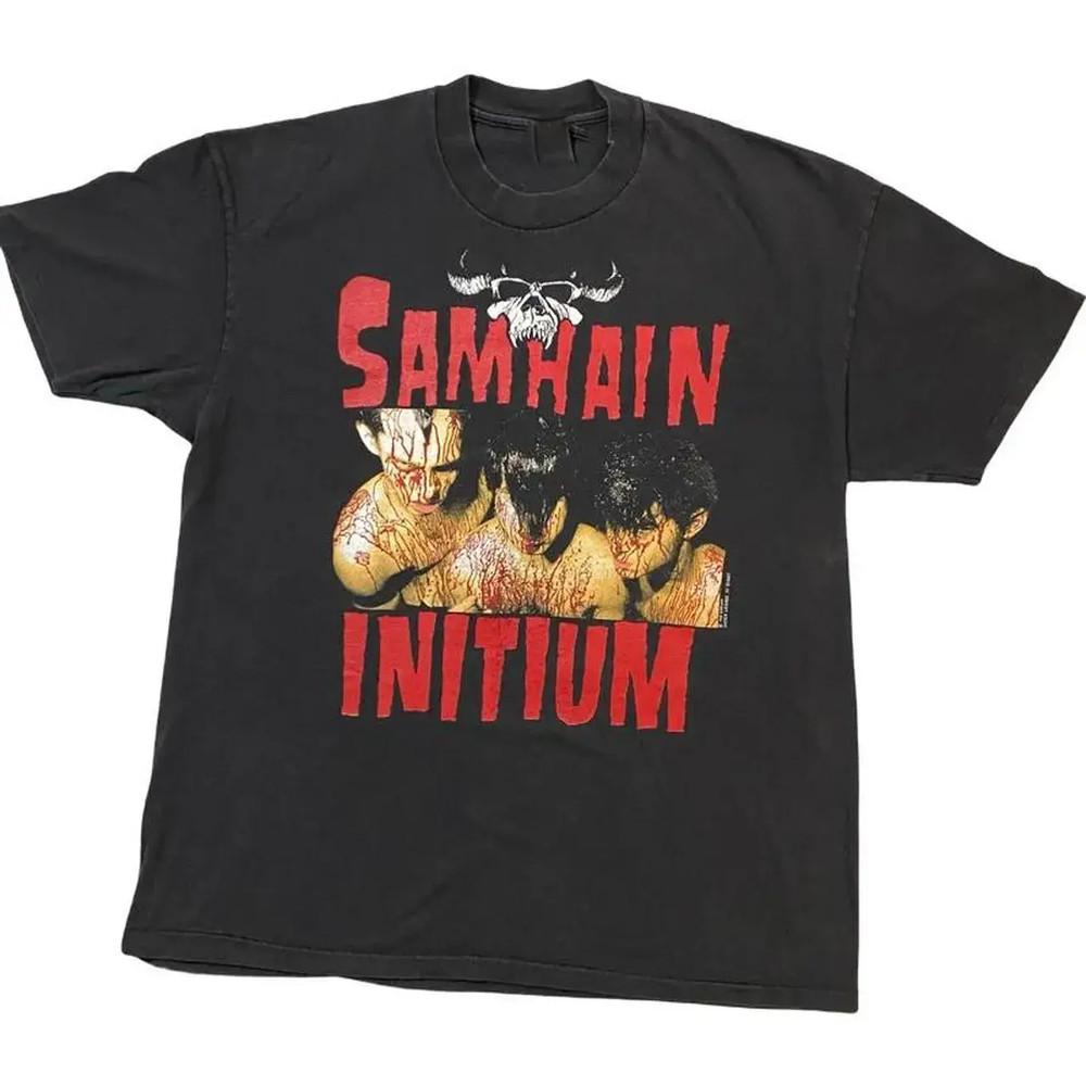 Hot Trend Samhain Band Initium Vintage Shirt Black Unisex Size S-234XL Unisex T-Shirt S