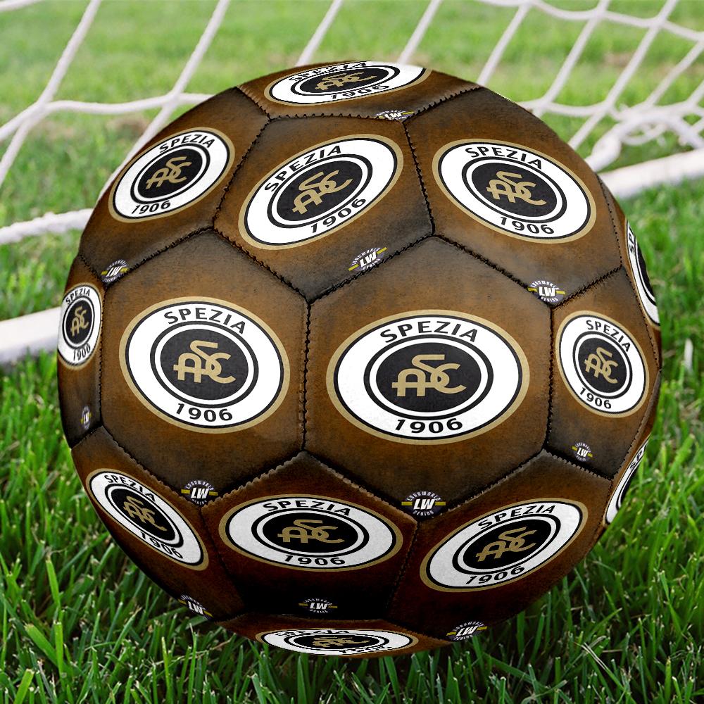 Spe-zia 1906 Emblem Size 5 Soccer Balls, Anti-Slip, Protective Football, Outdoor Sport, a Unique Gift Suitable for him/her, Birthdays