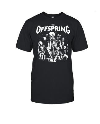 Das The Offspring SUPERCHARGED 2025 T-Shirt – Totenkopf-Design Unisex Punk-Shirt