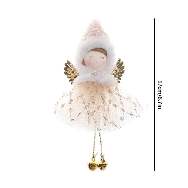 Christmas Decoration 2025 Christmas Tree Angels Pendant Christmas Angels Decoration Hanging Ornament New Year 2026 Navidad 7