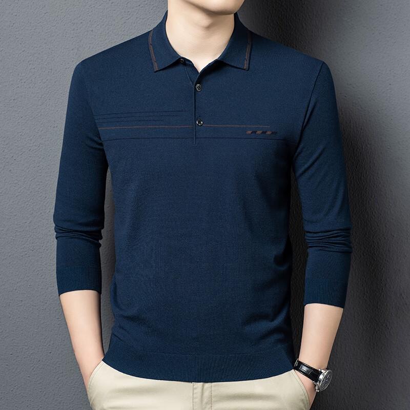

Yiliteng Men s Business Casual Long Sleeve Polo Knit Sweater XL
