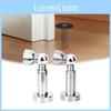Premium Stainless Steel Adjustable Door Stopper Invisible Wall Mounted For Bathroom Bedroom