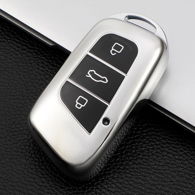 Compatible Key Case for Chery Arrizo 5, GX Tiggo 8/7/5X (2020 Model) - Includes Car Key Bag & Buckle