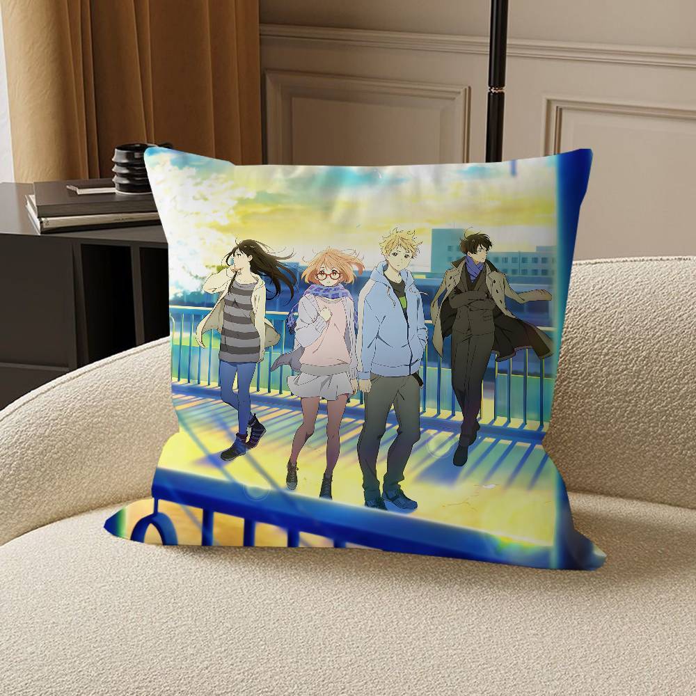 Anime B-Beyond the Boundary Kissenbezug Kissenbezug Wohnzimmer Sofa Heimdeko Kundenspezifisch