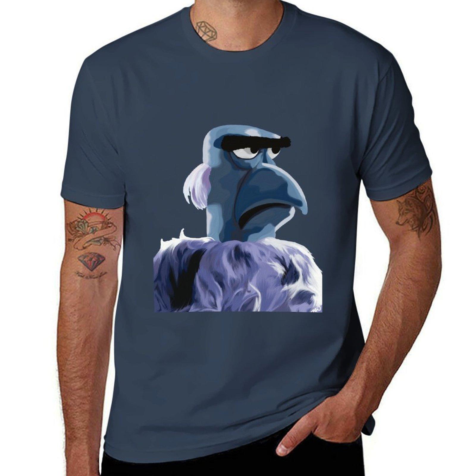 Copy of Sam Eagle Portrait Painting (version 22 no background) TShirt Plus Size Summer Casual TShirt S