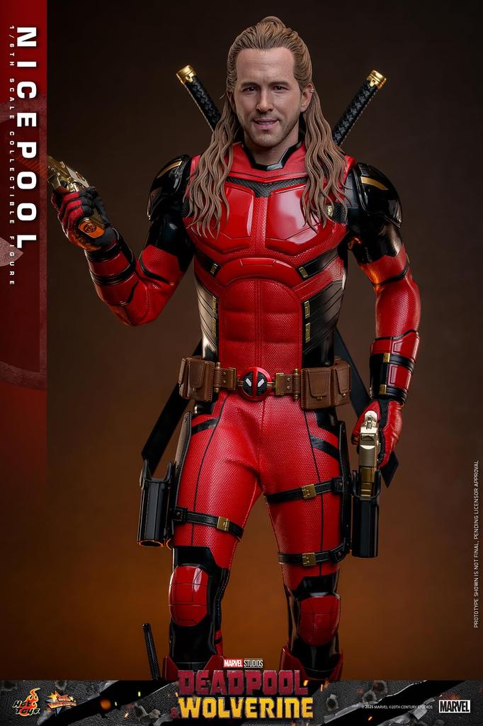 Hot Toys Scale Figure Deadpool and Wolverine Nicepool Movie Masterpiece 1/6