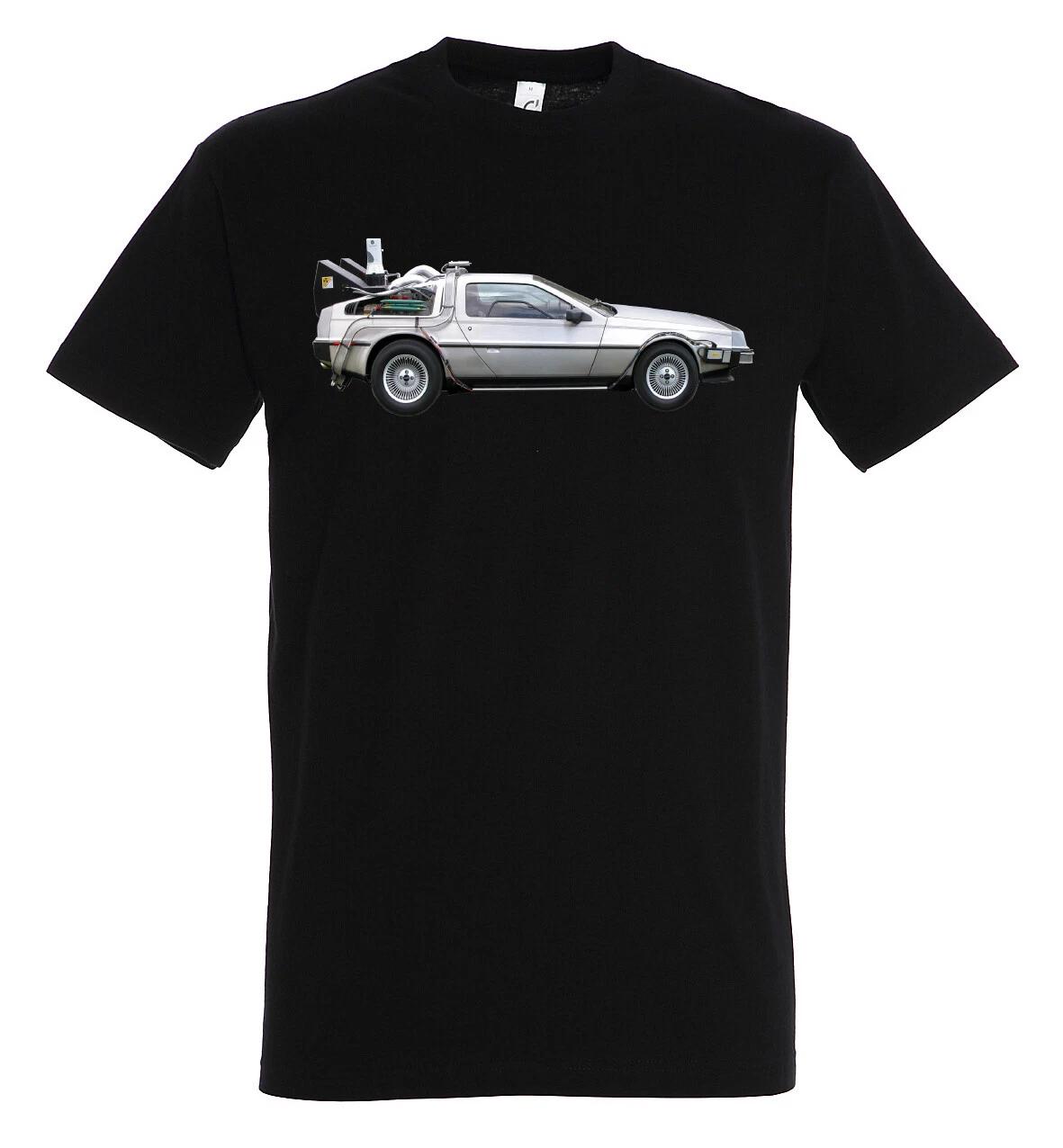 Youth Designz Delorean Men s T-Shirt Print Logo Back Future Car USA Funny S