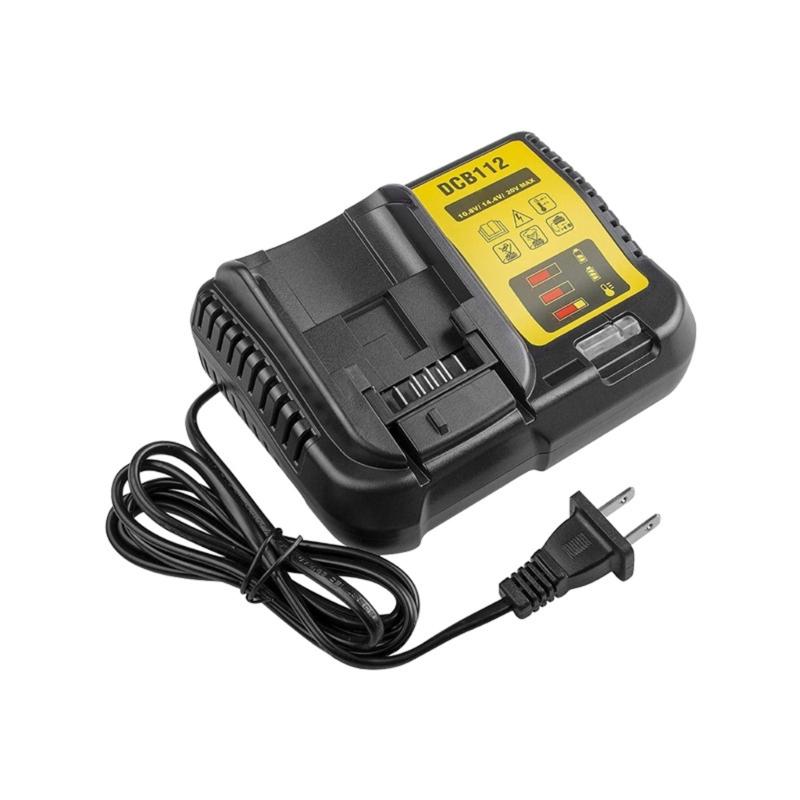 Professional Power Chargers For 12V-20V Lithiums Batteries Auto Voltages Adjustment Heat Dissipation Charging Adapter