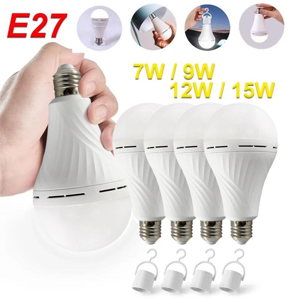 Rechargeable Emergency Light Bulb 7W 9W 12W 15W Emergency Bulb New Night Light Power Failure