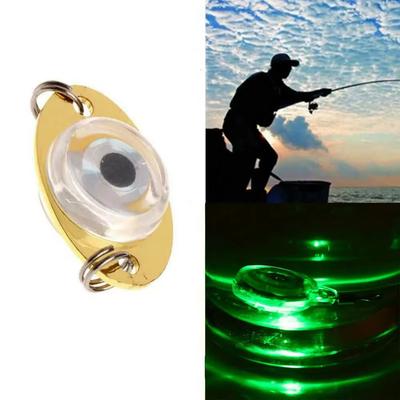 5 Stück/Los LED Fischlampe Mini Angelköder Licht LED Tiefsee Unterwasser Augenform Angeln Tintenfischangeln Köder Leuchtender Köder
