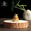 38G Retro Pure Copper Mini Snail Statue Ornaments Desk Antique Brass Tea Pet Collection Home Decorations for Living Room